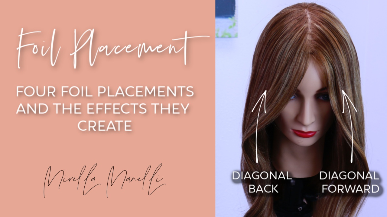 How Highlight Foil Placements Can Effect Brightness - Mirella Manelli Hair  Education