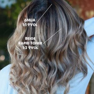 blending gray hair with Demi-permanent hair color