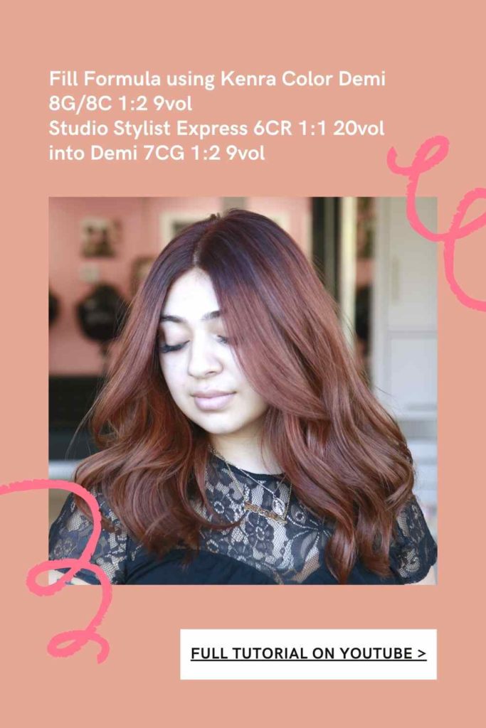 copper red hair color formula