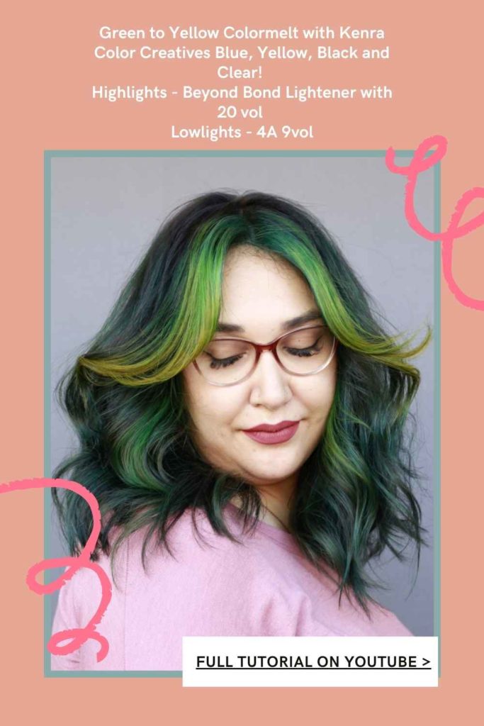 Pinterest green to yellow color melt 