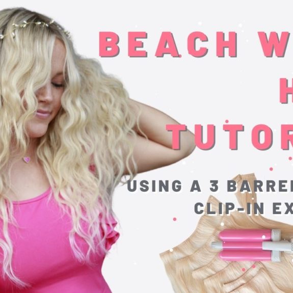 beach wave hair tutorial
