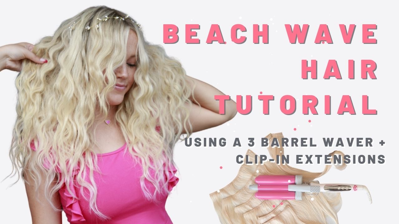 beach wave hair tutorial