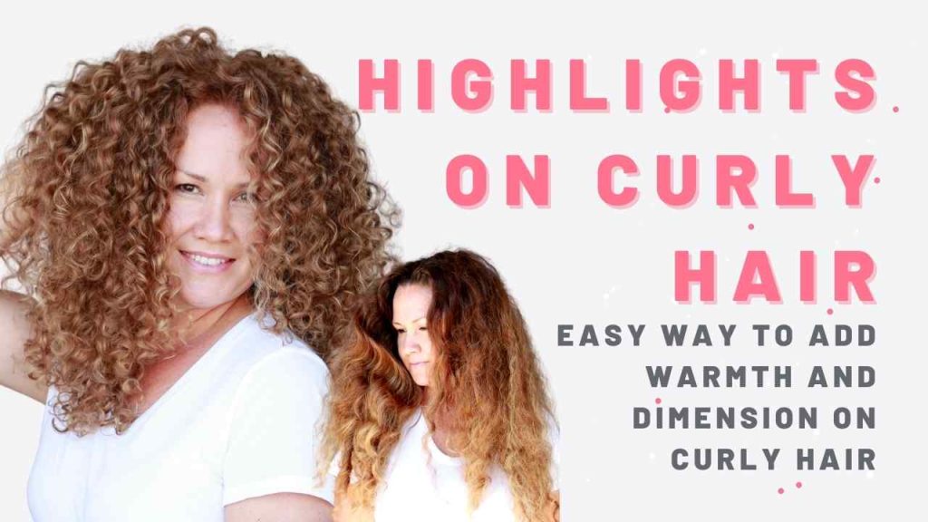 golden curly blonde hair with Kenra Color