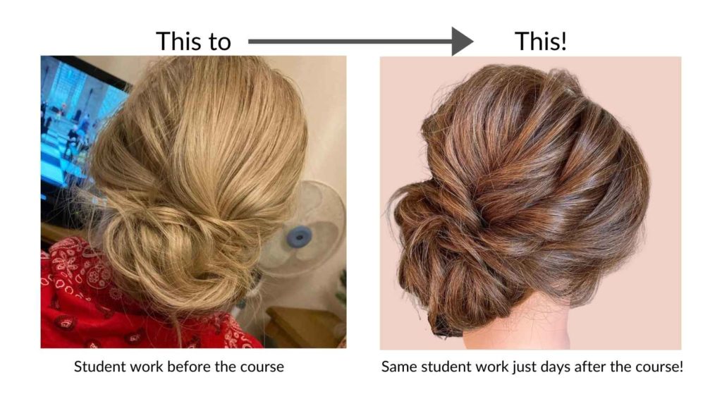 low messy bun with texture