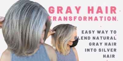 gray hair transformation