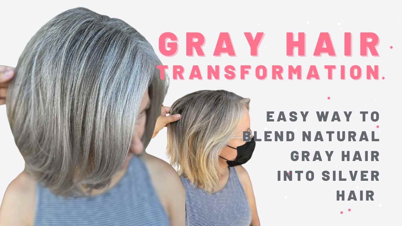 Gray Hair Highlight Transformation - Mirella Manelli Hair Education