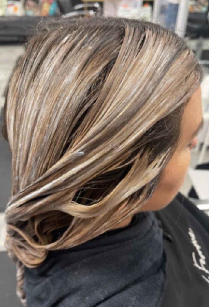 platinum card hair technique