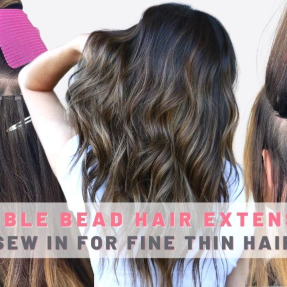 invisible bead hair extensions
