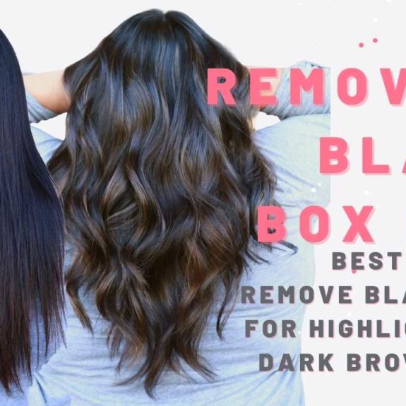 Removing black box dye hair color correction