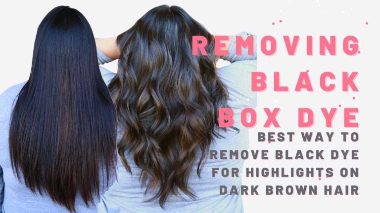 Removing Black Box Dye Color Correction - Mirella Manelli