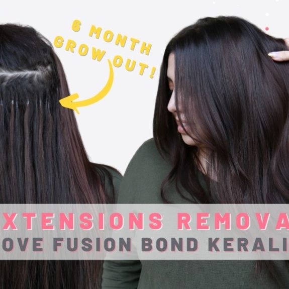 removing hair extensions