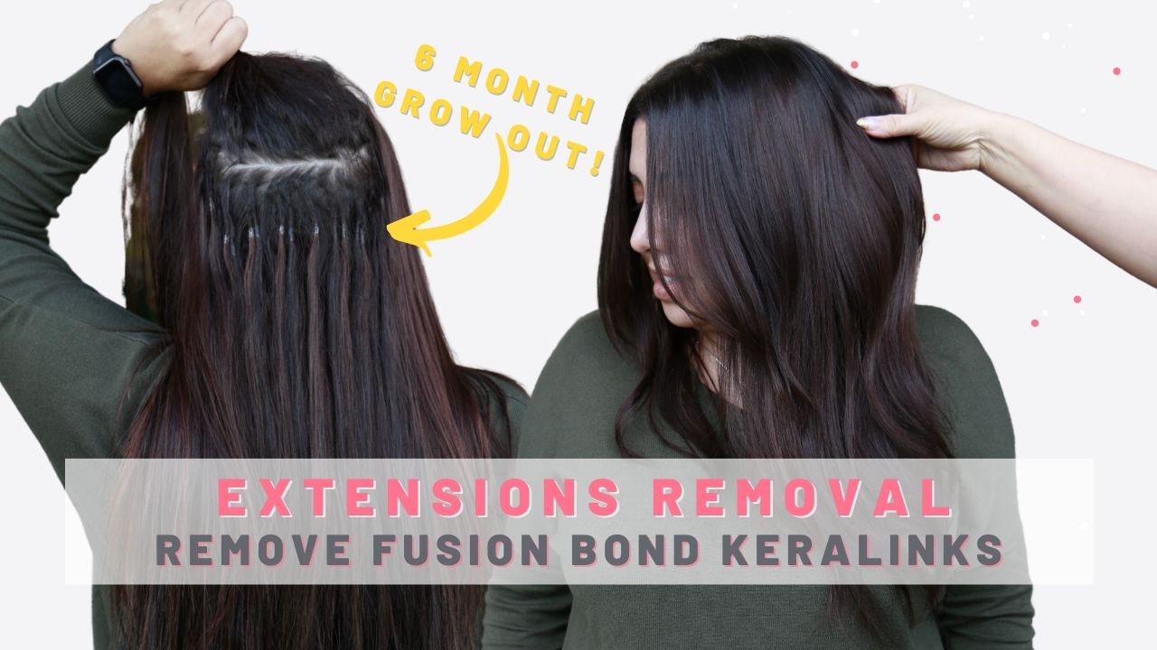 How to Remove Keratin Bond Hair Extensions - Mirella Manelli Hair Education