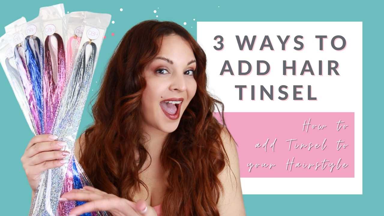 How to put Hair Tinsel in! - Mirella Manelli Education