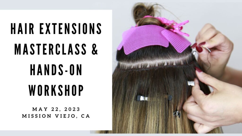 Hands-on Weft Hair Extensions Education