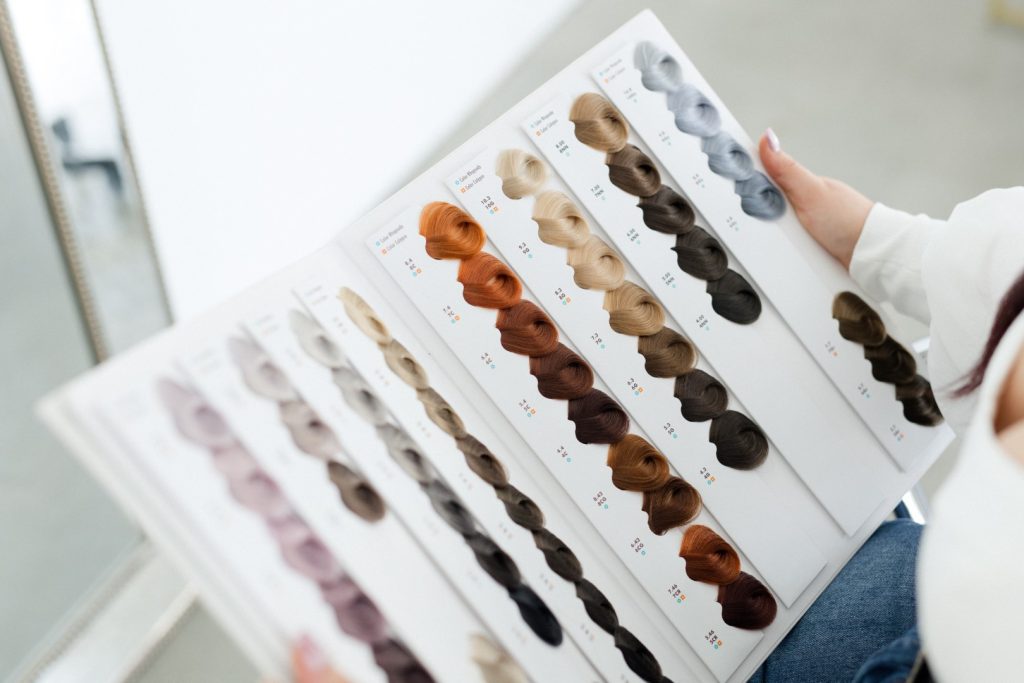 Hair consultation swatch book