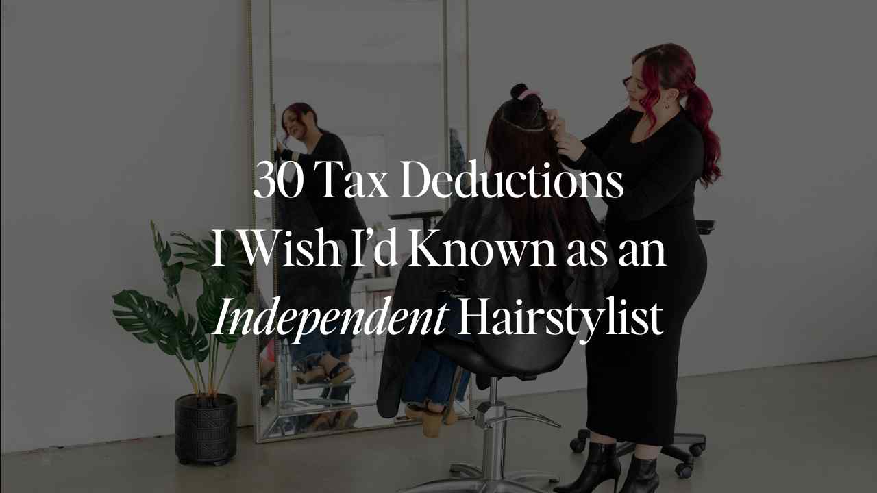 list of tax deductions for hairstylists