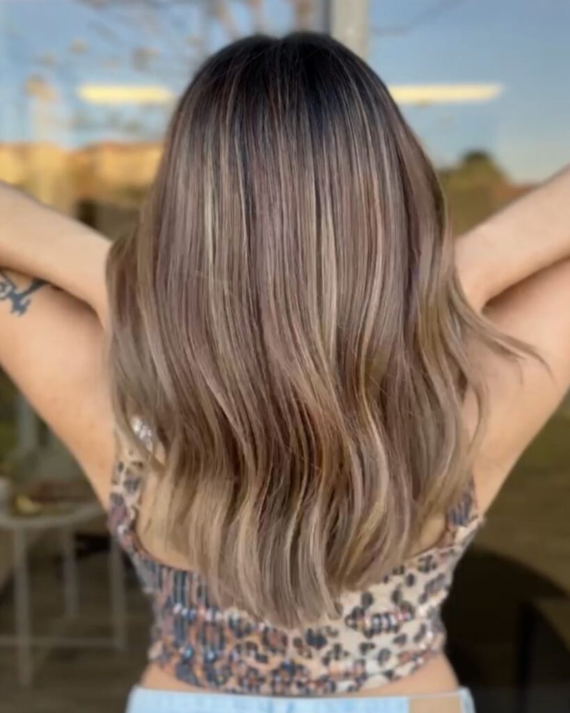 Blonde Highlights on dark hair