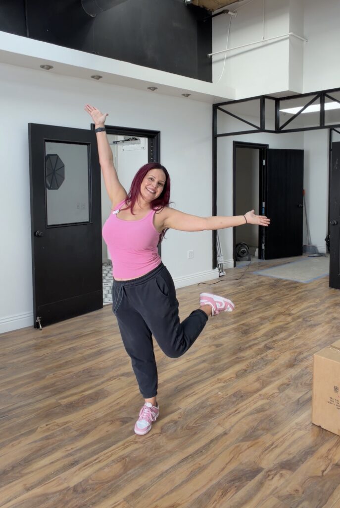 Mirella Manelli inside her new salon space, manelli studios